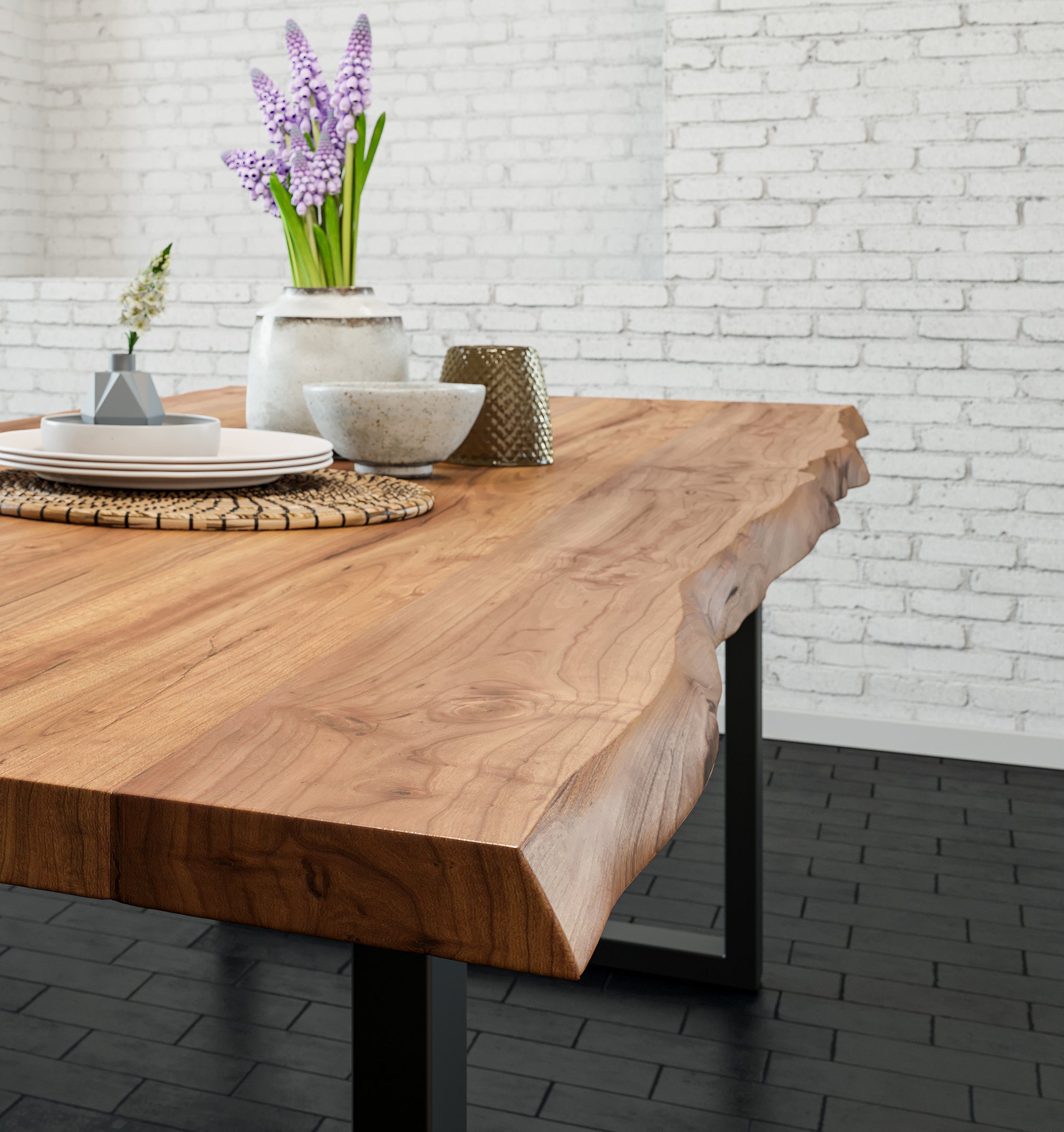 #naturfarben #160x85 #u-gestellschwarz