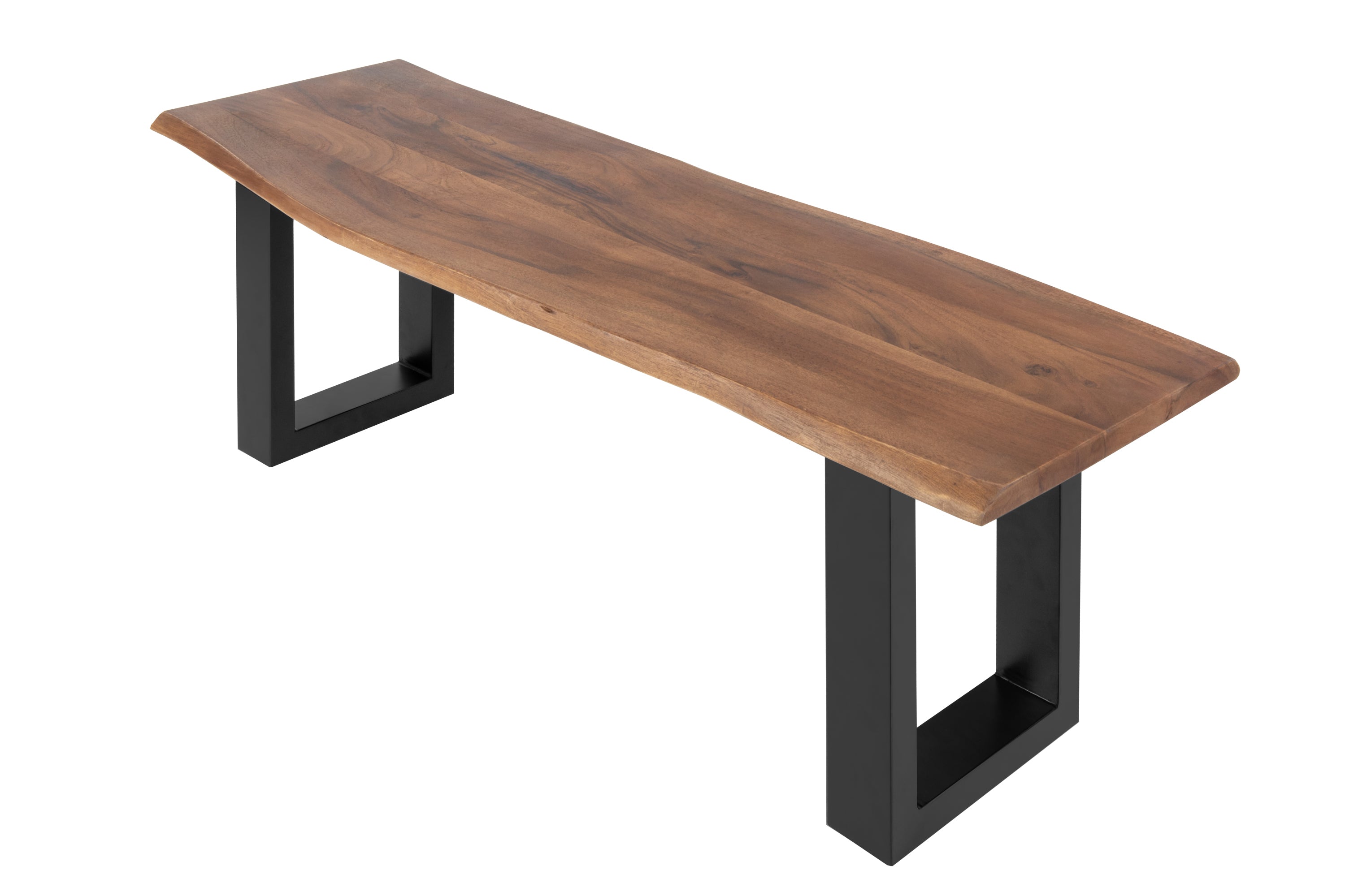 #nussbaumfarben #120cm #u-gestellschwarz