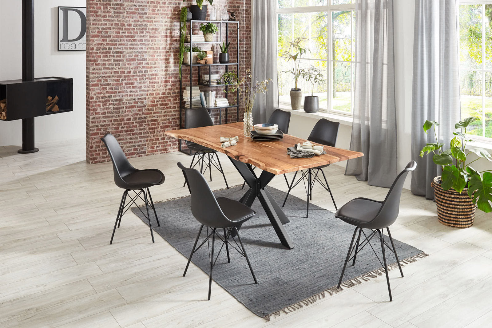 #naturfarben #160x85 #spider-gestellschwarz
