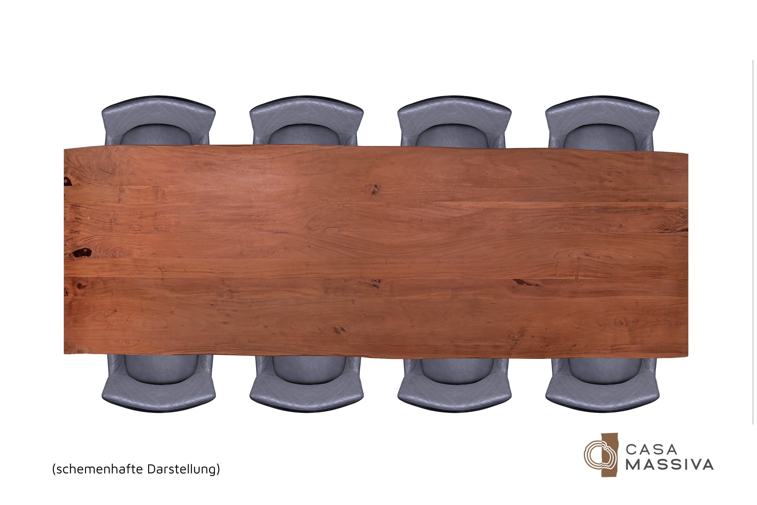 #nussbaumfarben #300x100 #u-gestellschwarz