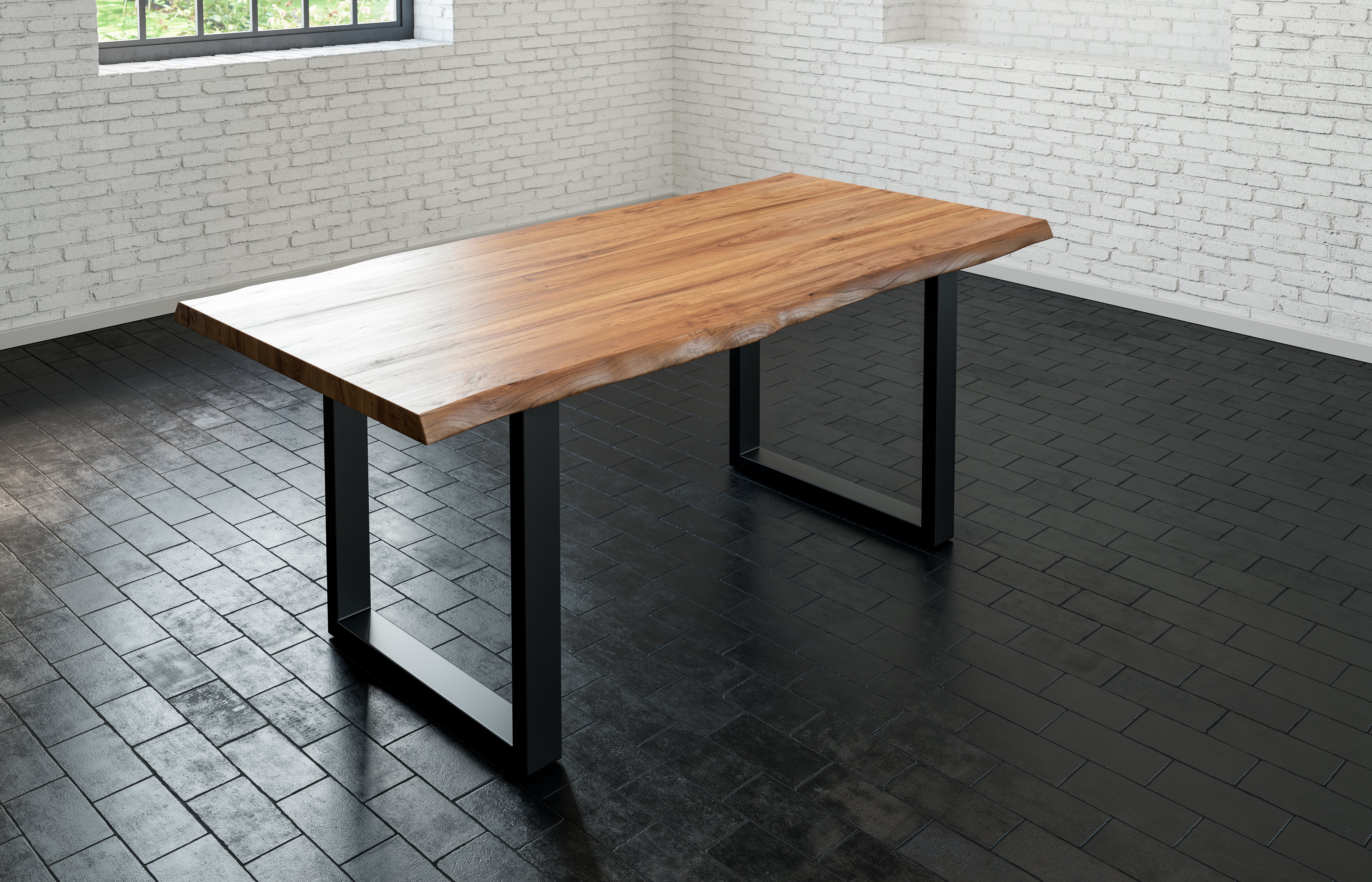 #naturfarben #160x85 #u-gestellschwarz