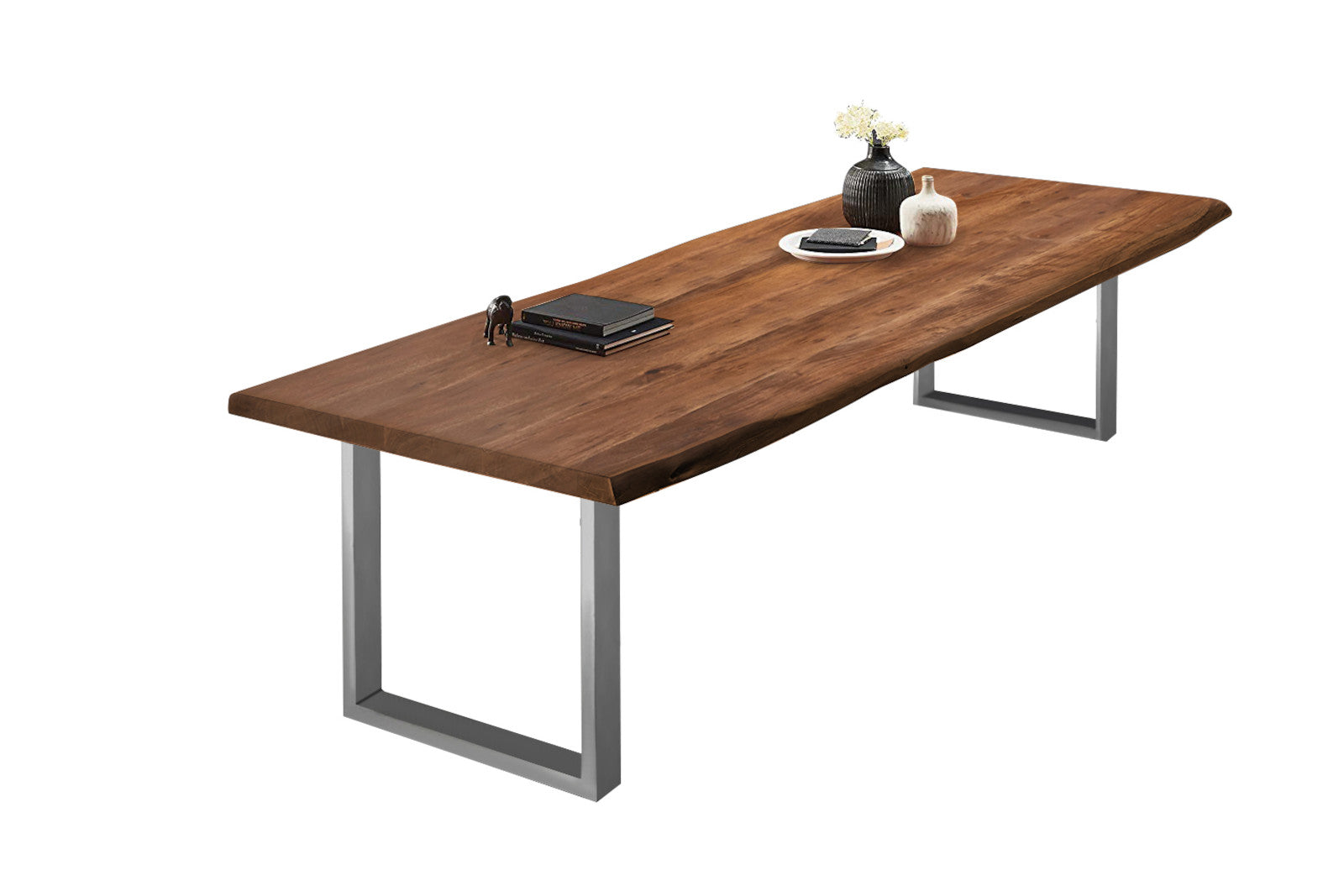#nussbaumfarben #260x110 #u-gestellsilber