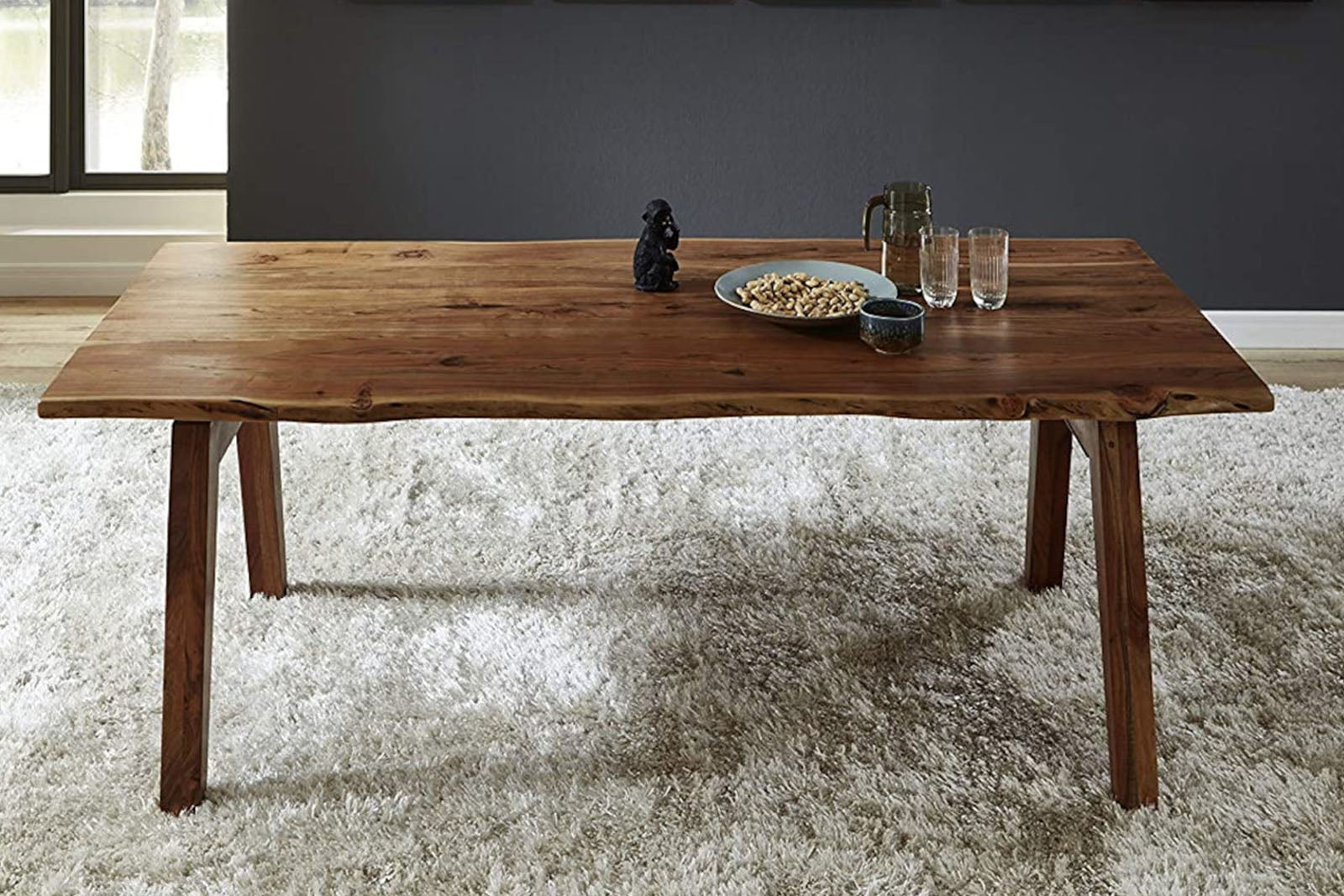 #nussbaumfarben #200x100 #a-gestellholznussbaum