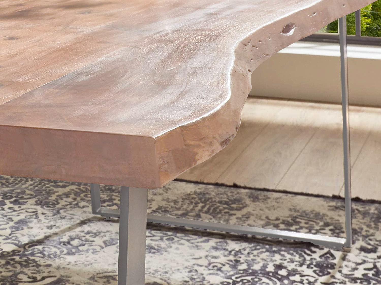 #naturfarben #260x100 #u-gestellsilber