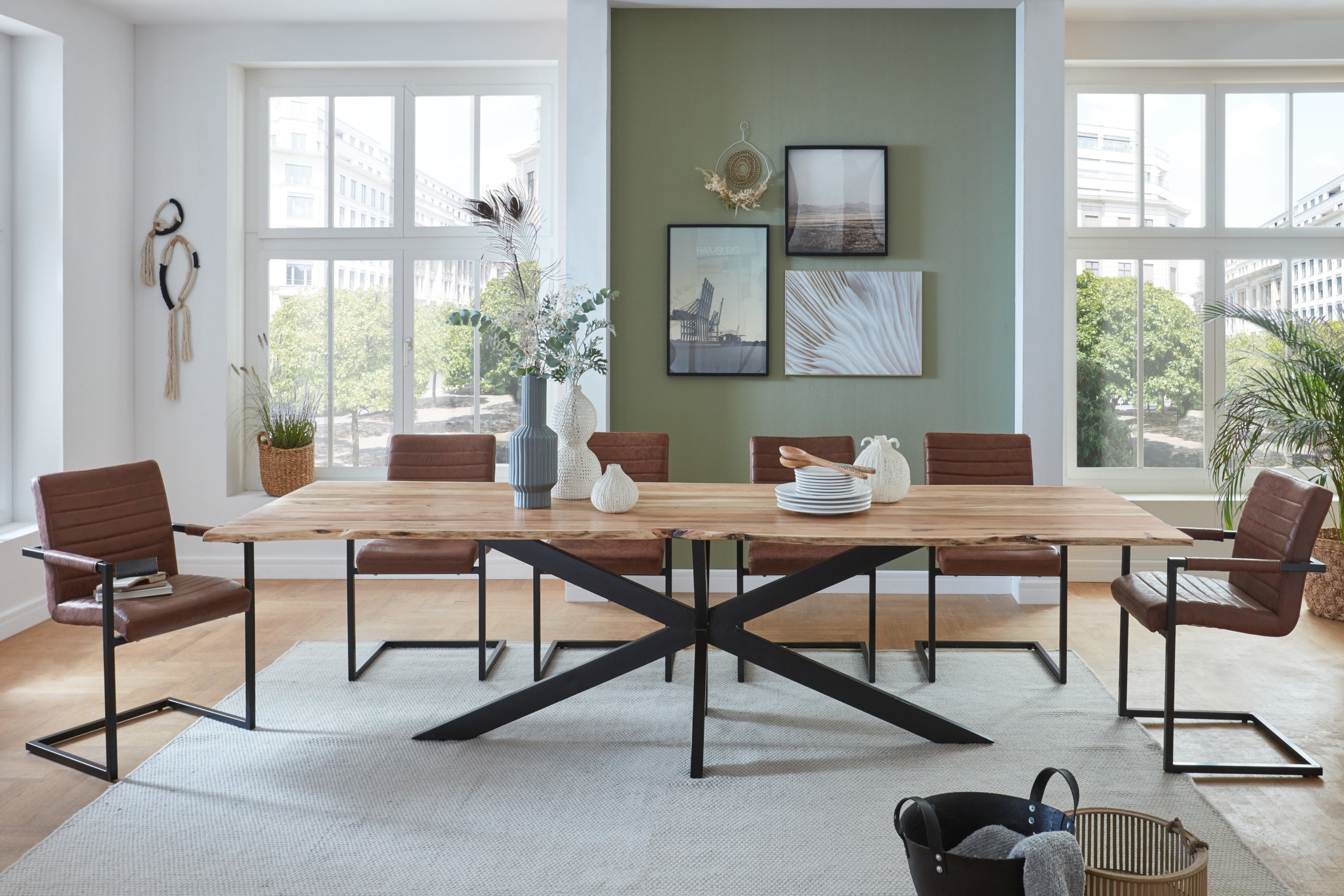 #naturfarben #220x100 #spider-gestellschwarz