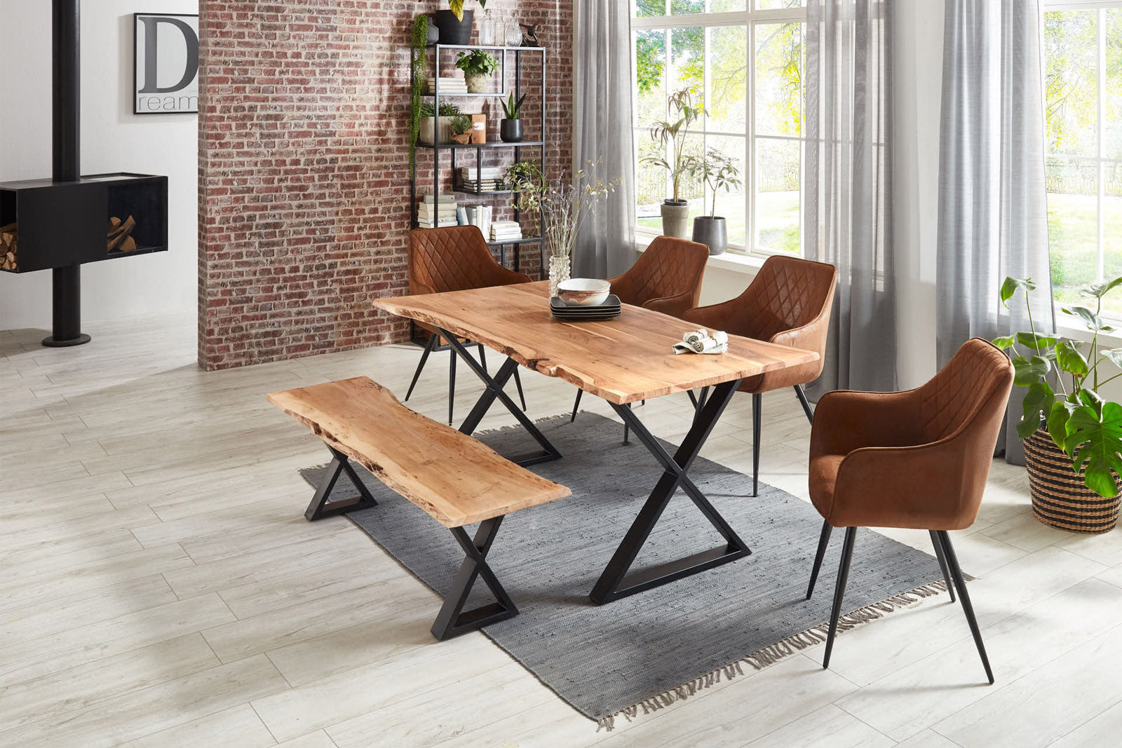 #naturfarben #260x100 #x-gestellschwarz