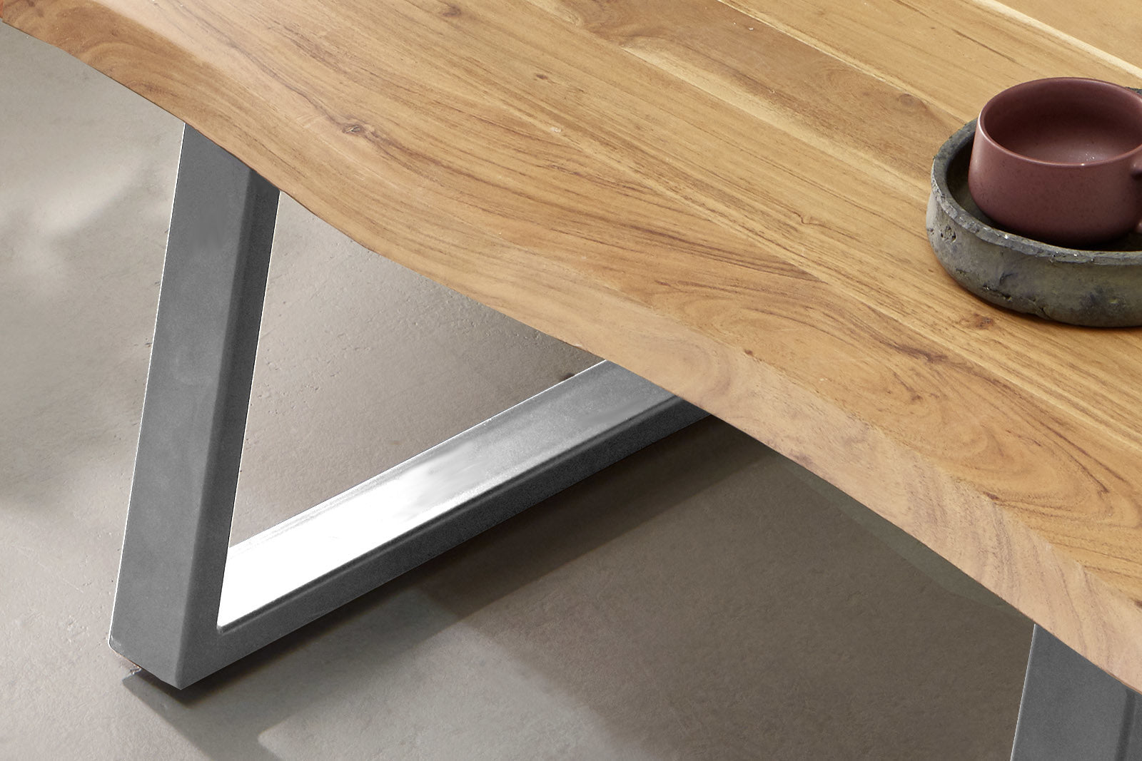 #naturfarben #trapez-gestellsilber