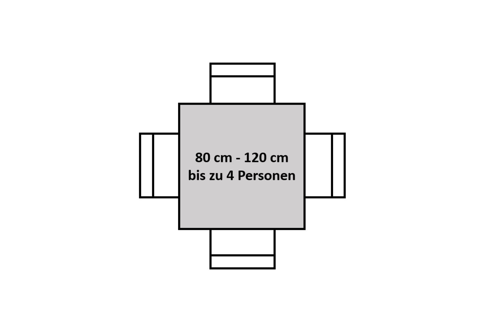 #naturfarben #80x80 #u-gestellschwarz