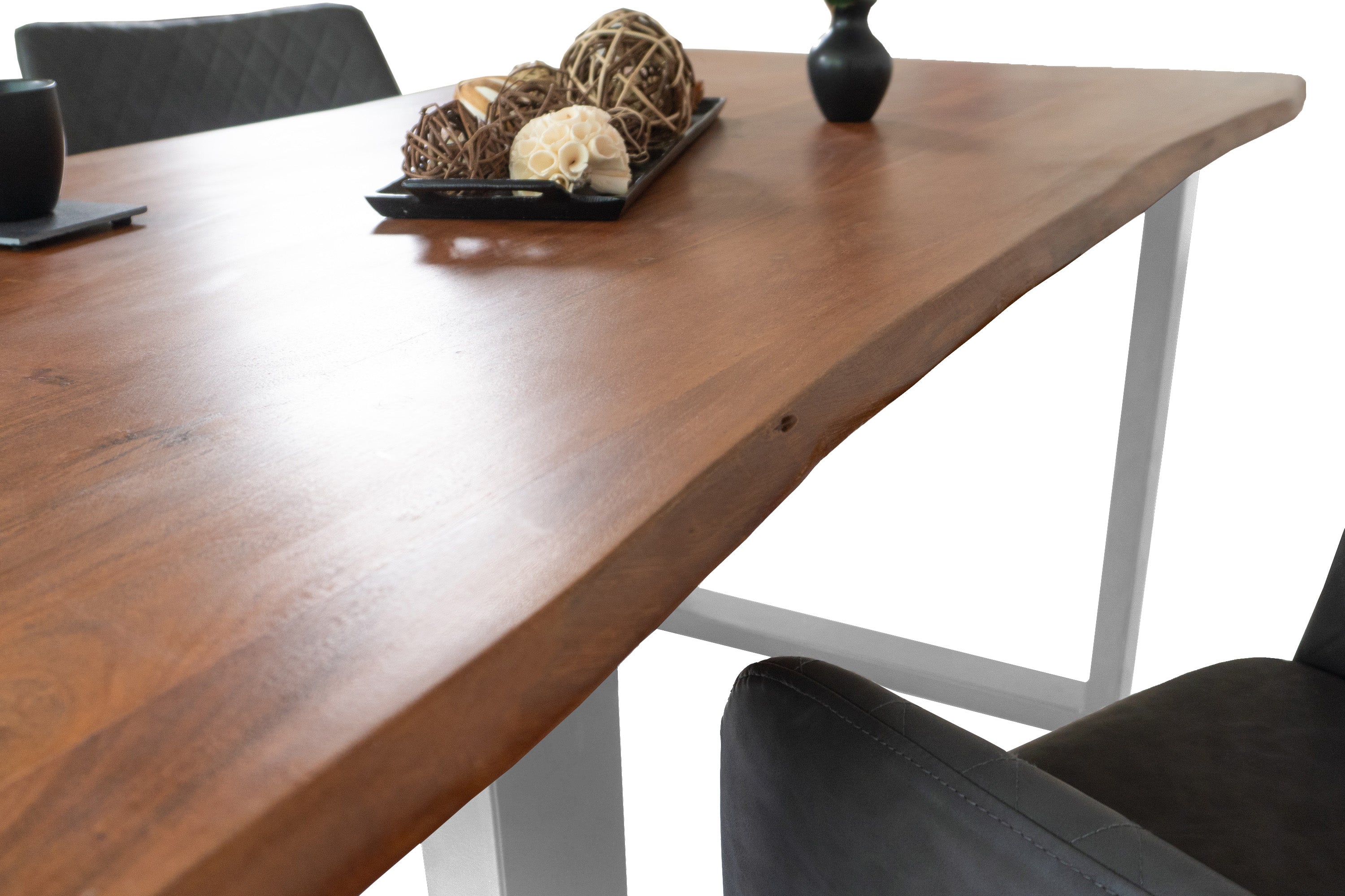 #nussbaumfarben #160x85 #u-gestellsilber