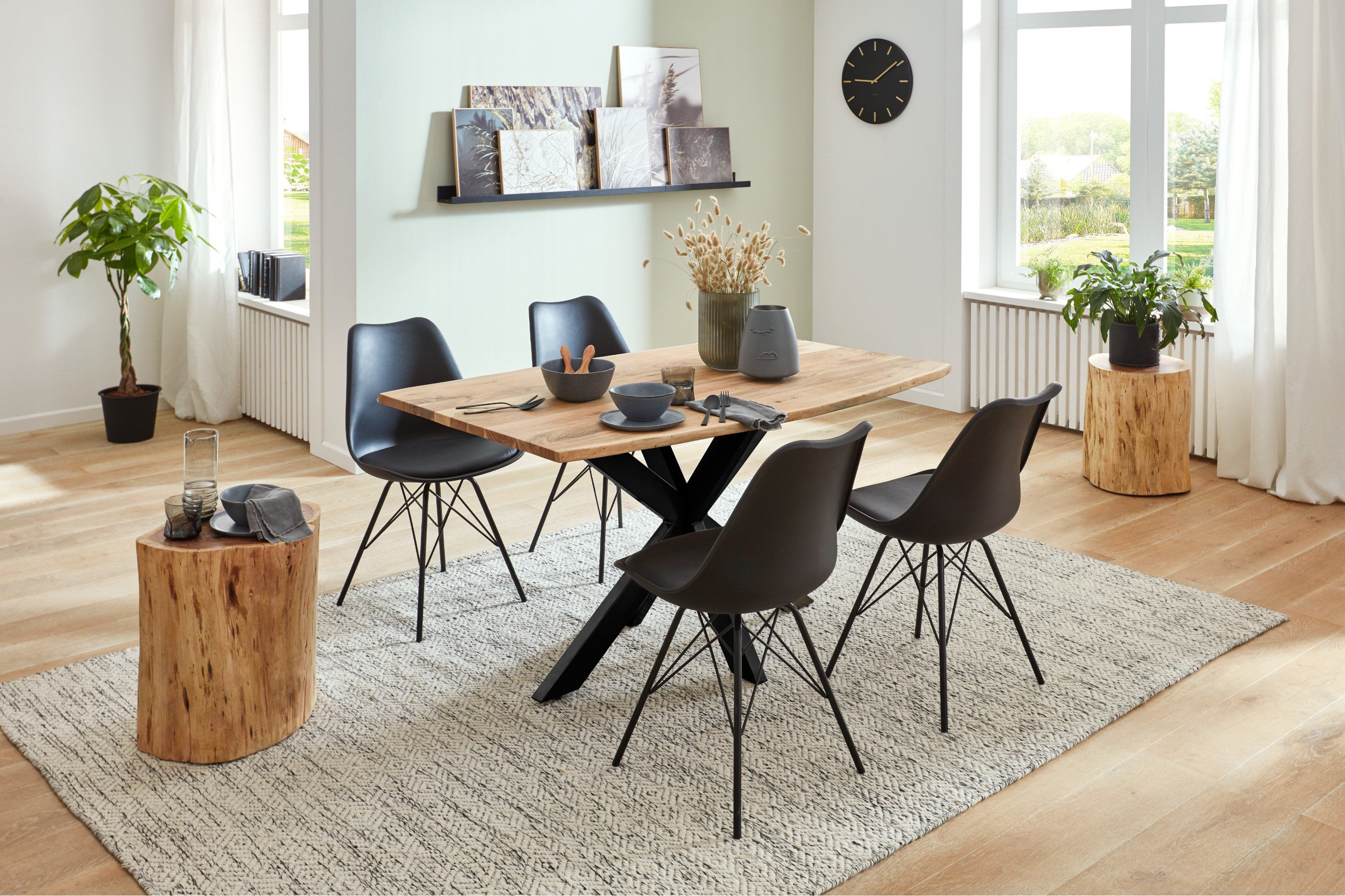 #naturfarben #180x90 #spider-gestellschwarz
