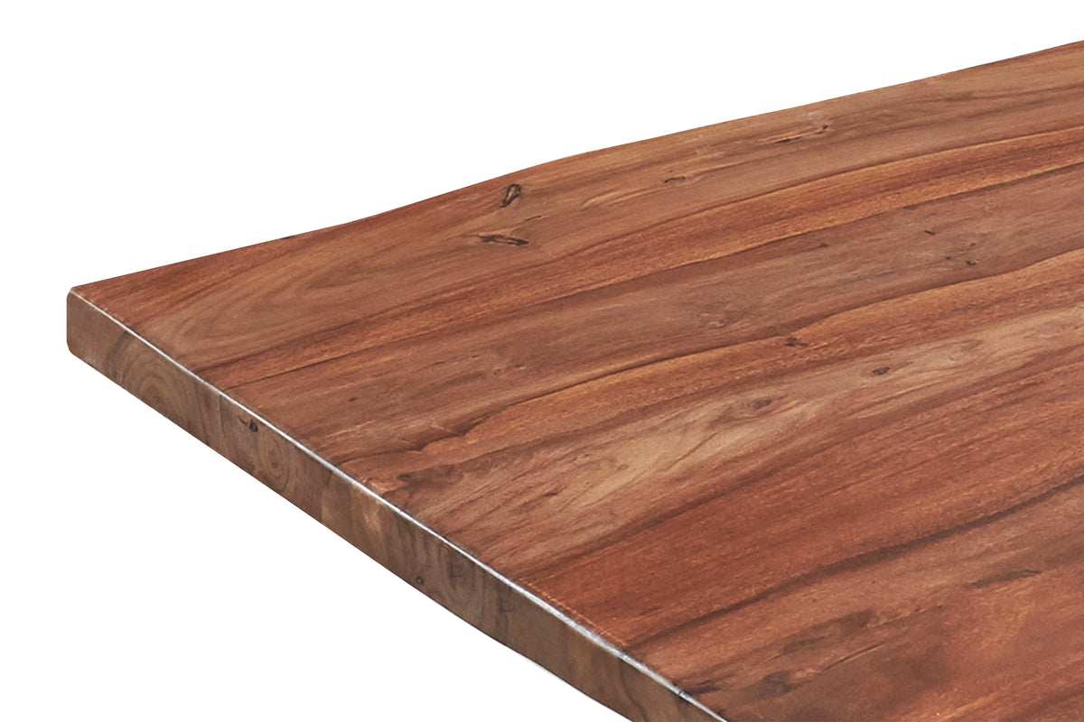 #teakfarben #180x90 #x-gestellschwarz