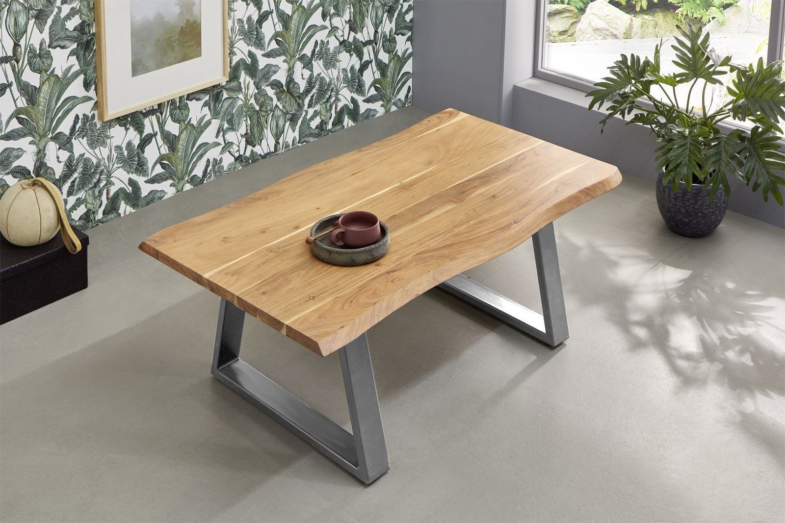 #naturfarben #trapez-gestellsilber