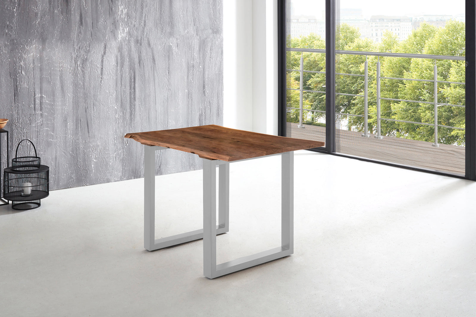 #nussbaumfarben #120x80 #u-gestellsilber