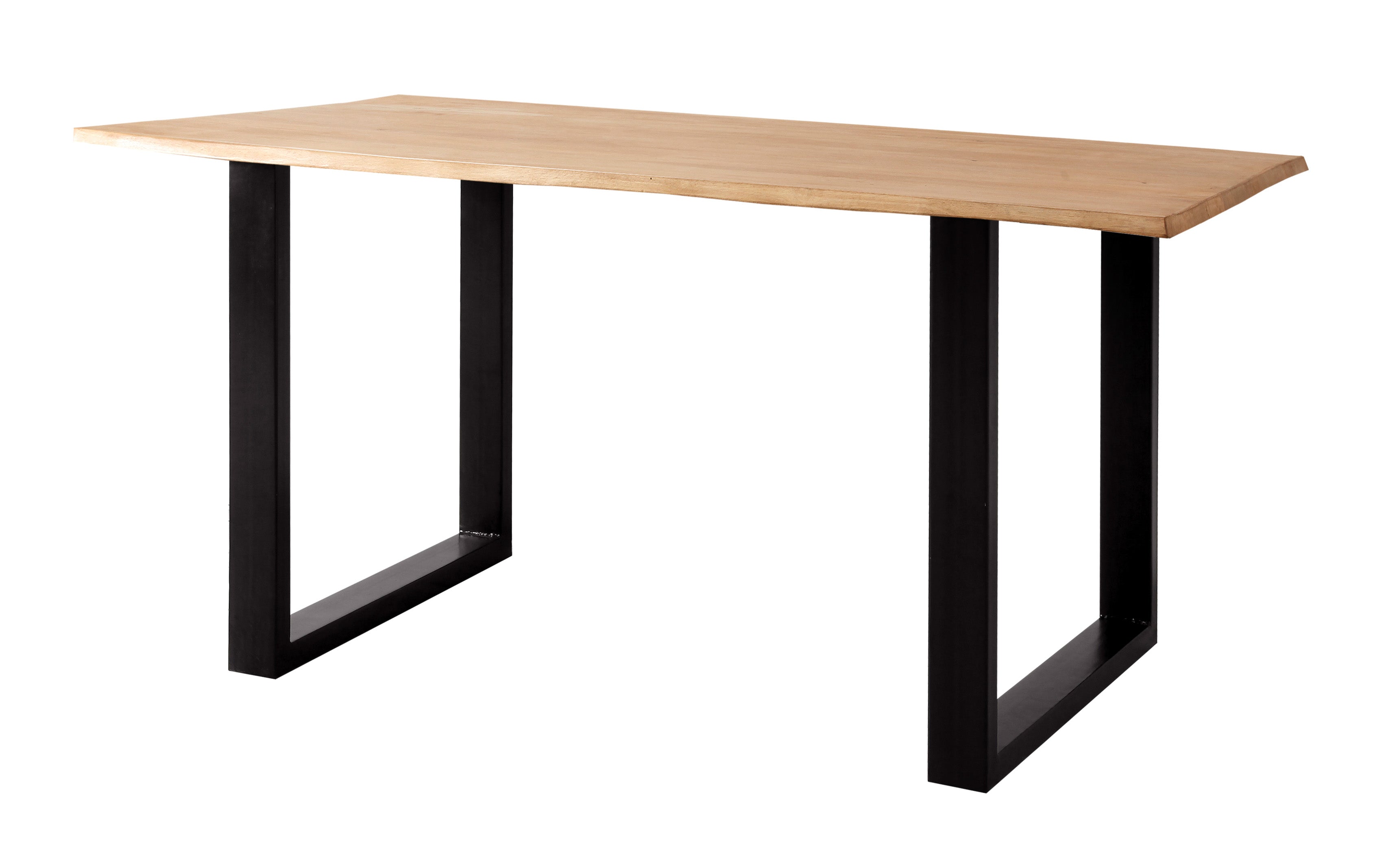 #rubberwoodnaturfarben #160x85 #u-gestellschwarz