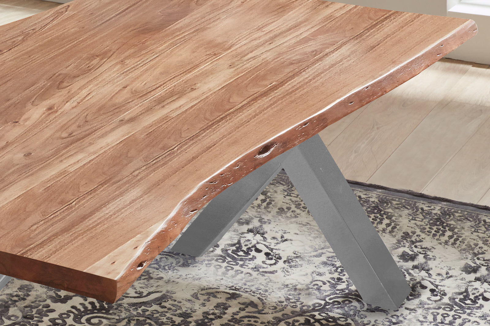 #naturfarben #180x90 #x-gestellsilber