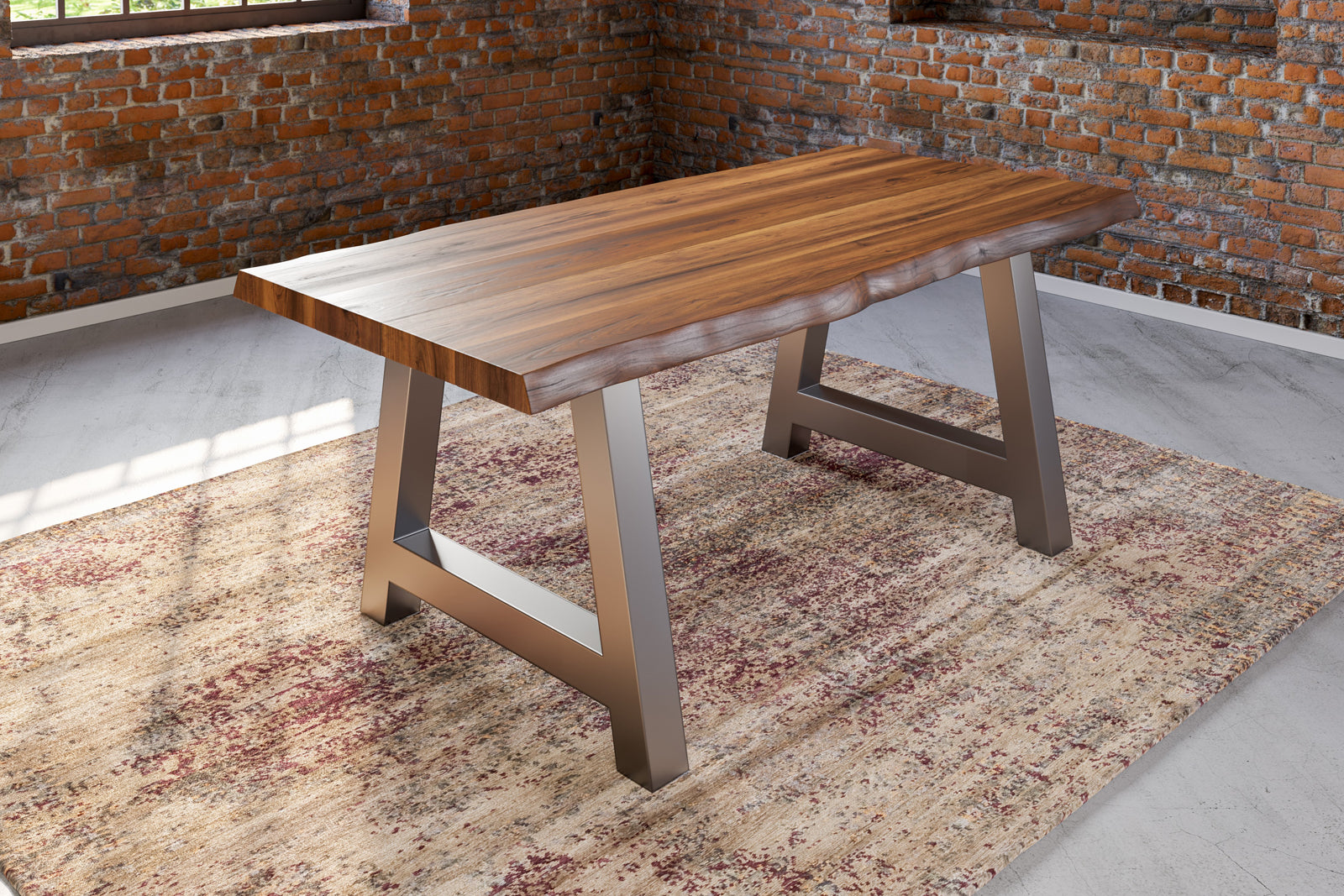 #naturfarben #180x90 #a-gestellsilber
