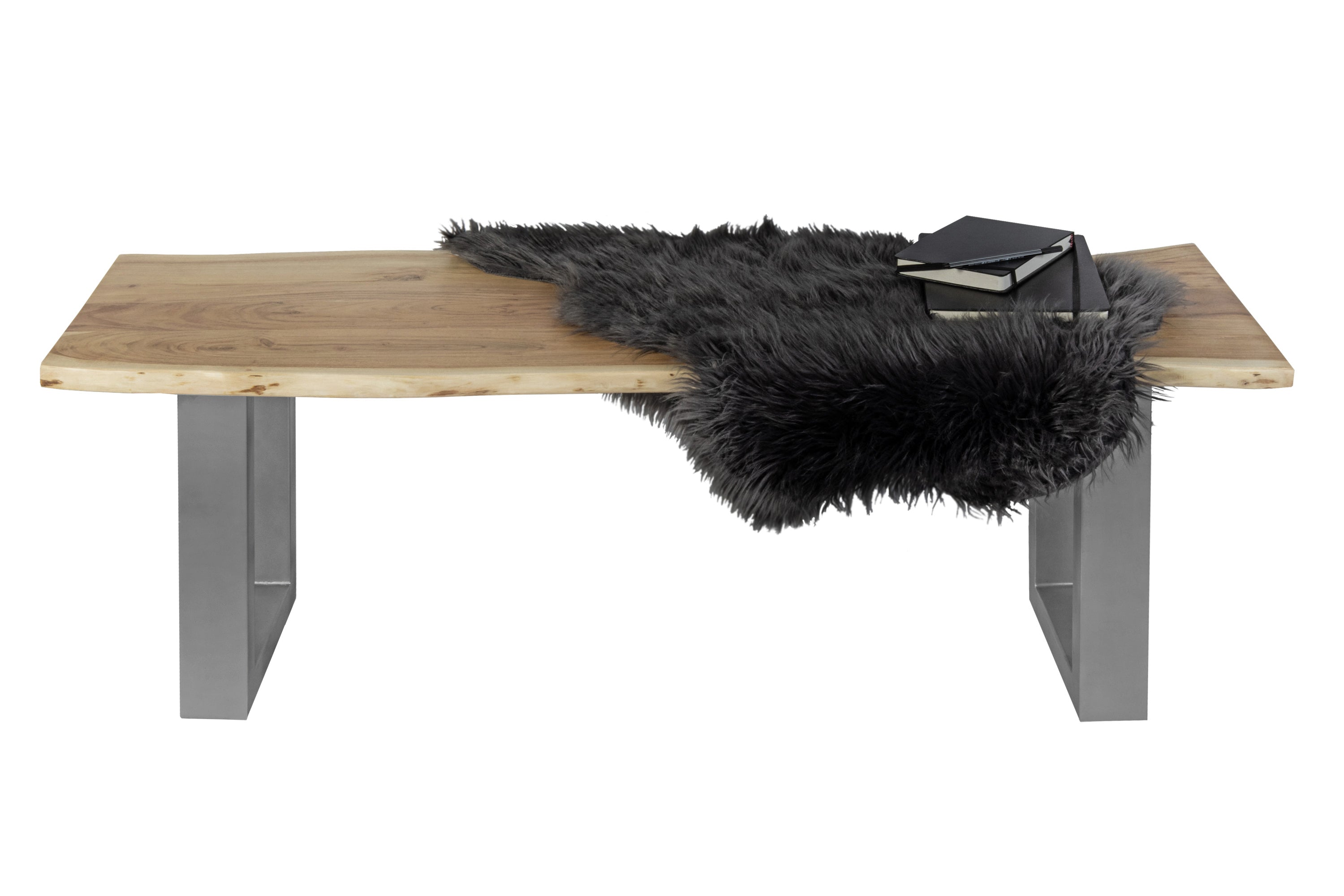 #naturfarben #140x42x47cm #u-gestellsilber