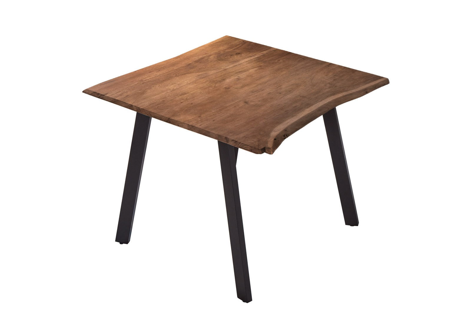 #nussbaumfarben #90x90 #vierfuß-gestellschwarz