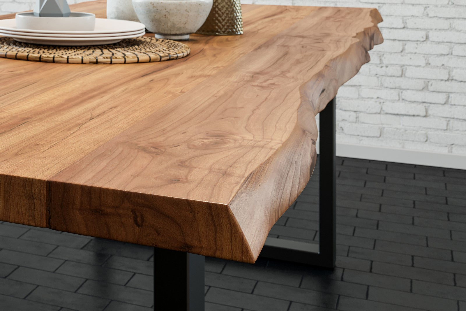 #naturfarben #140x80 #u-gestellschwarz