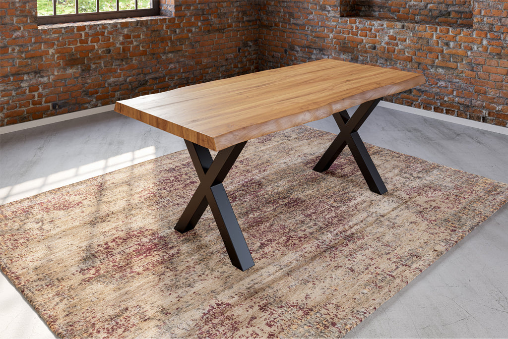#naturfarben #280x100 #x-gestellschwarz