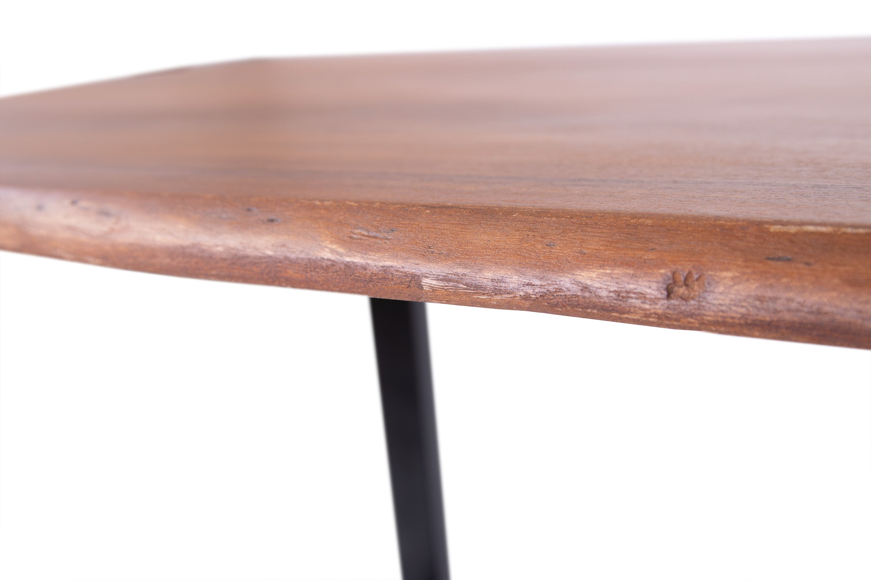 #nussbaumfarben #280x100 #u-gestellschwarz