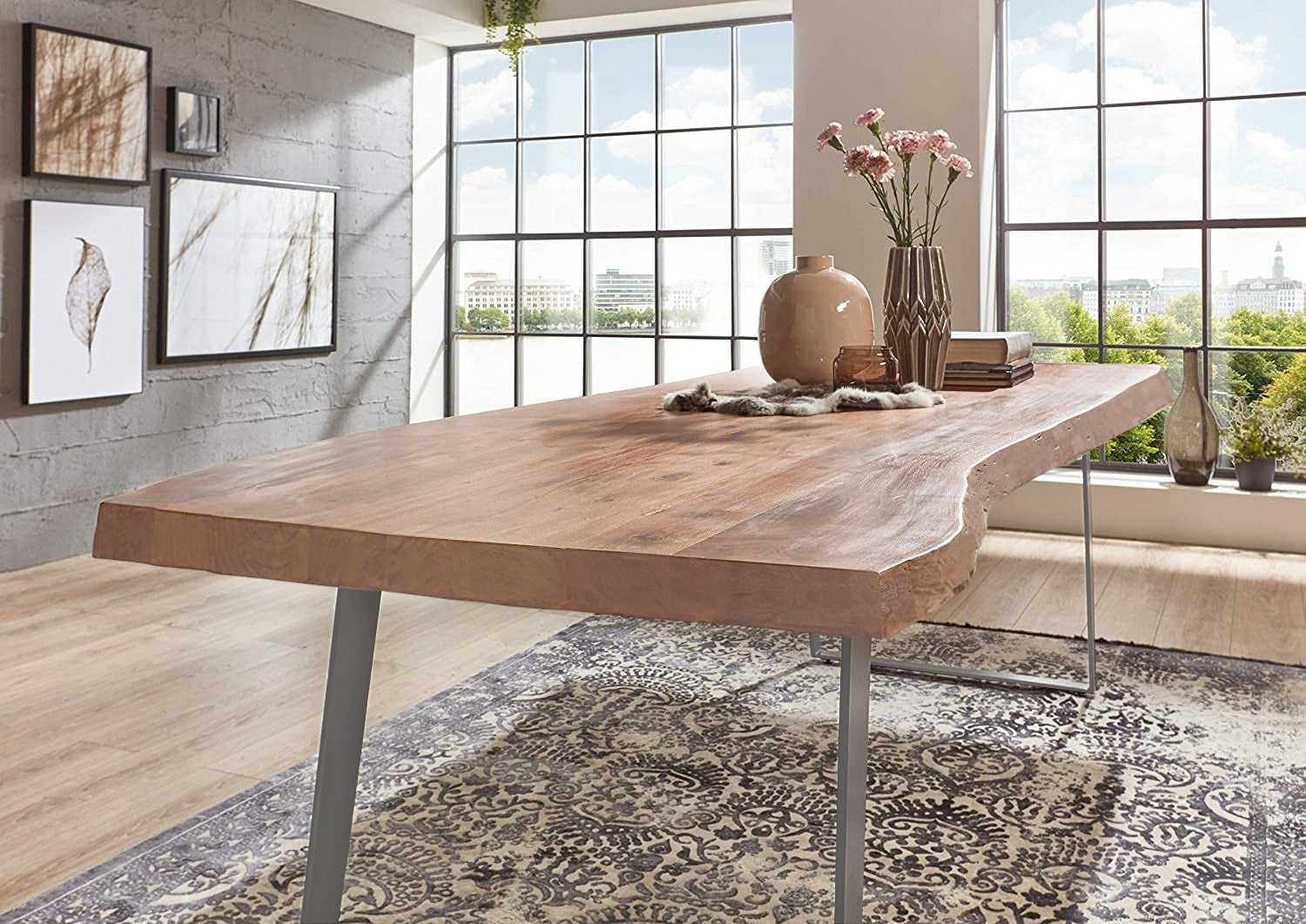 #naturfarben #180x90 #u-gestellsilber