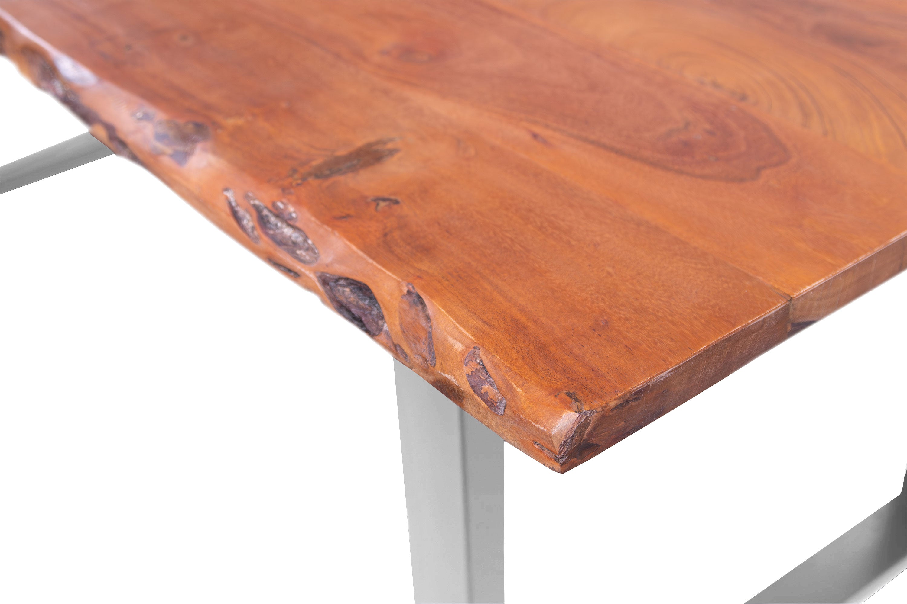 #nussbaumfarben #180x90 #u-gestellsilber