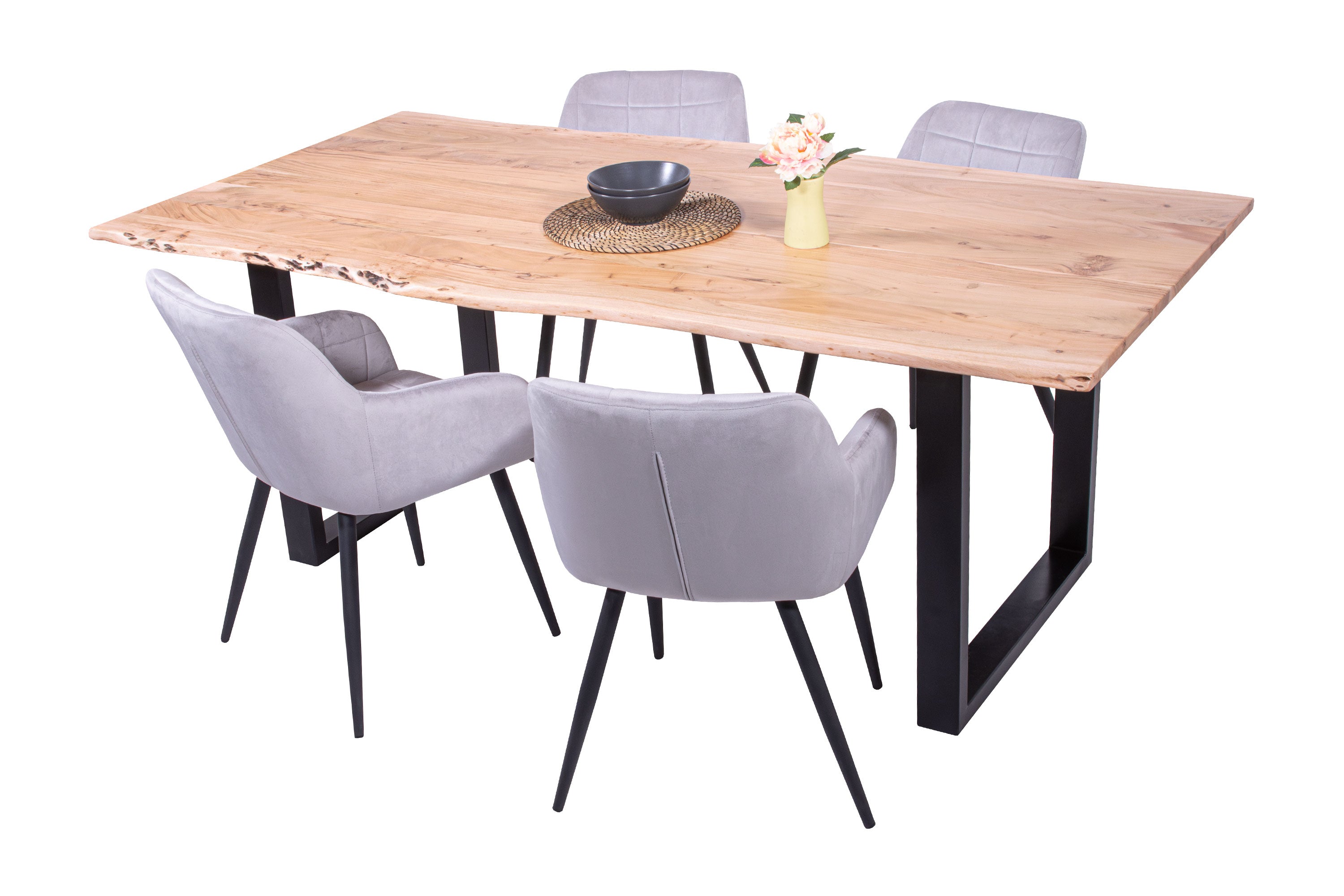 #naturfarben #200x100 #u-gestellschwarz