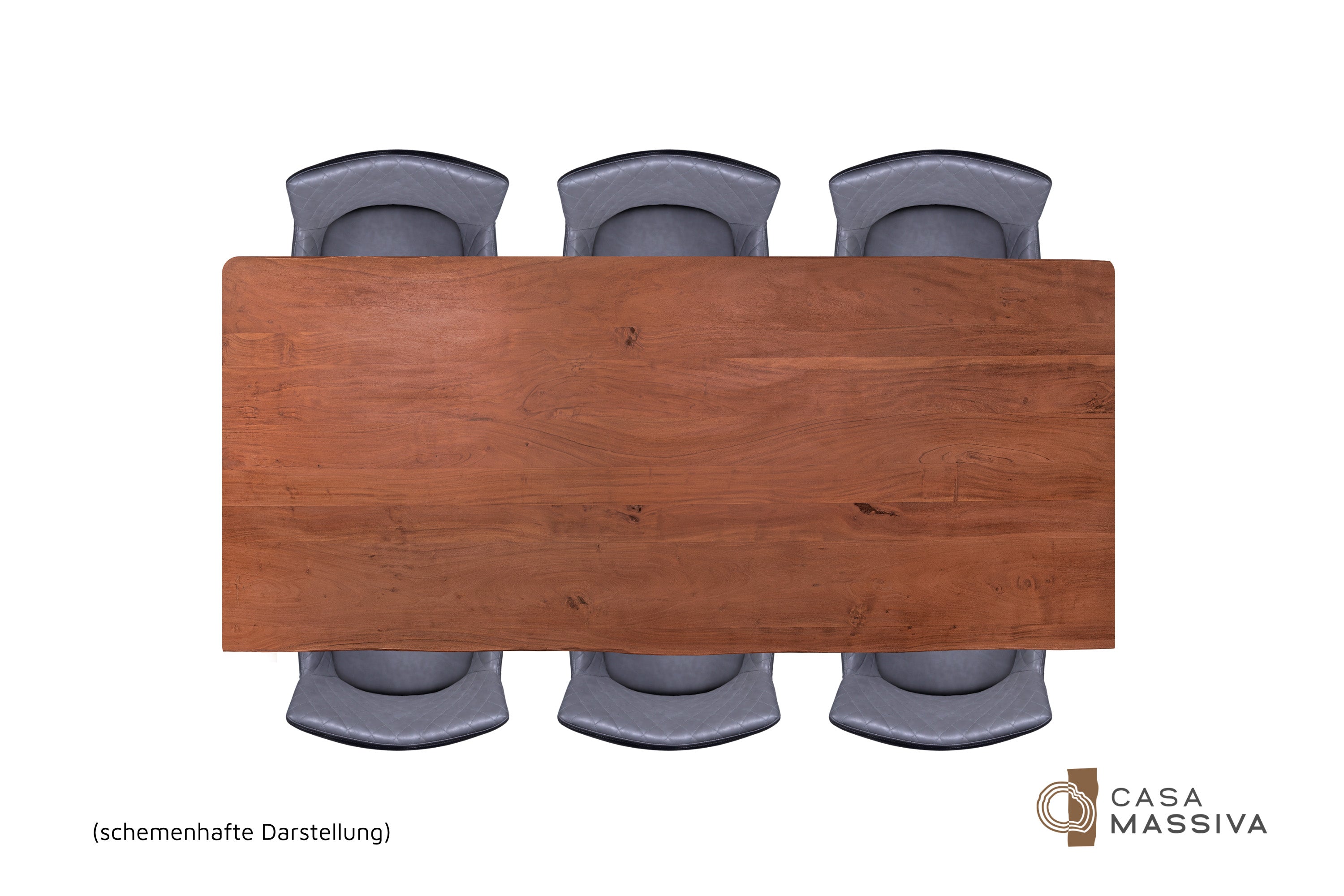 #nussbaumfarben #220x100 #u-gestellsilber