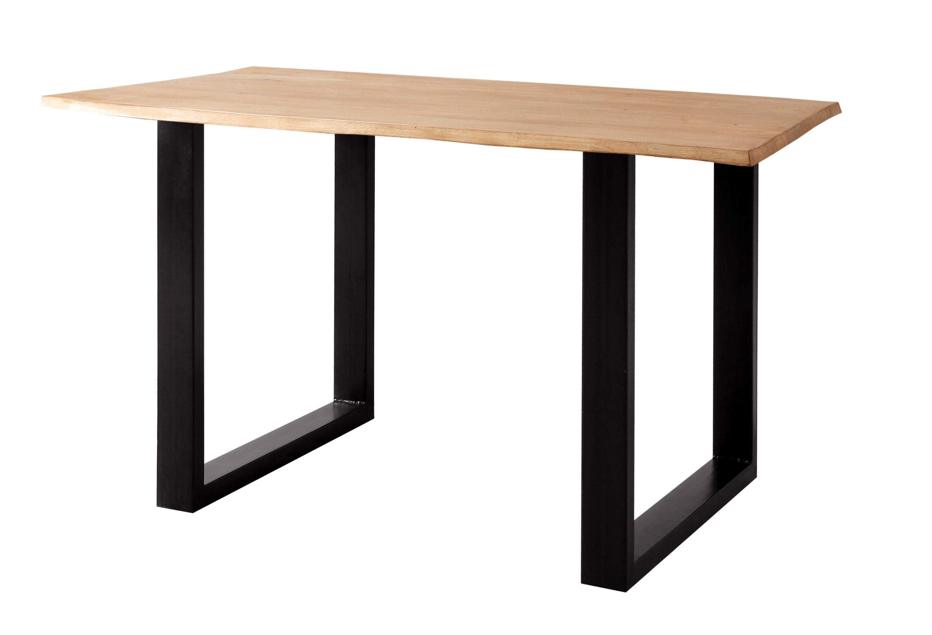 #rubberwoodnaturfarben #140x80 #u-gestellschwarz