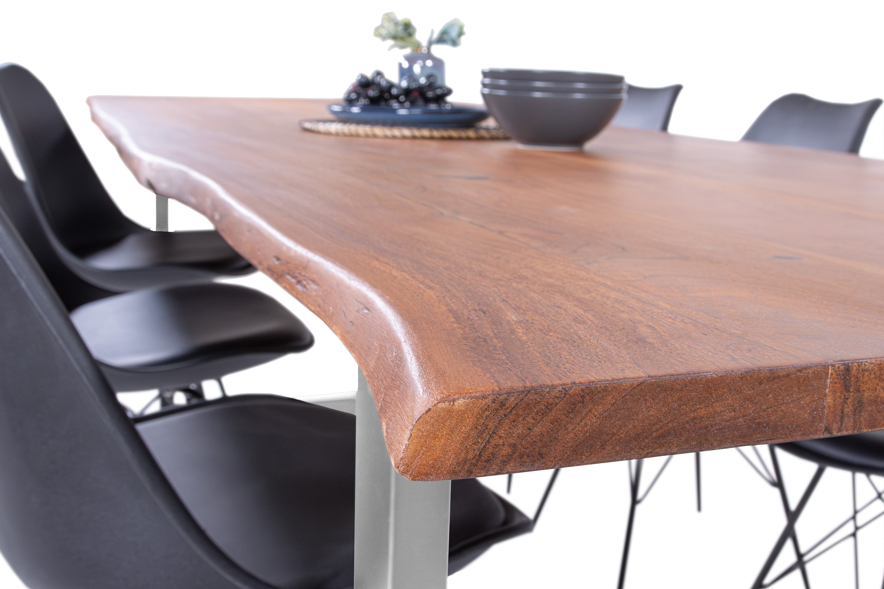 #nussbaumfarben #280x100 #u-gestellsilber