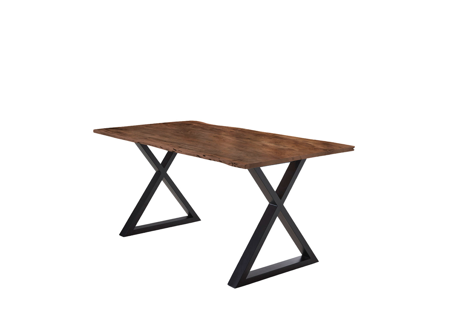 #nussbaumfarben #140x80 #x-gestellschwarz