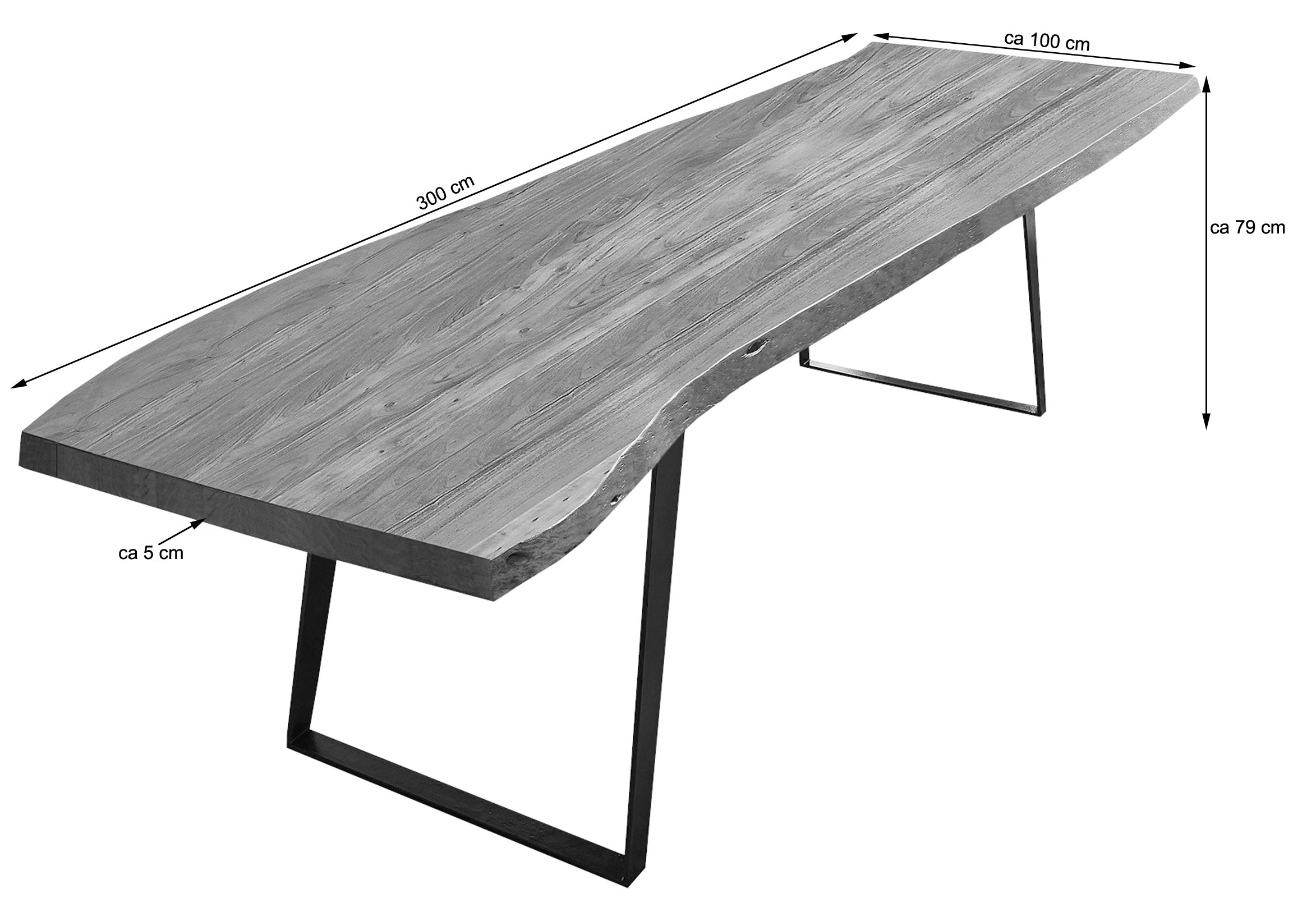 #naturfarben #300x100 #u-gestellschwarz