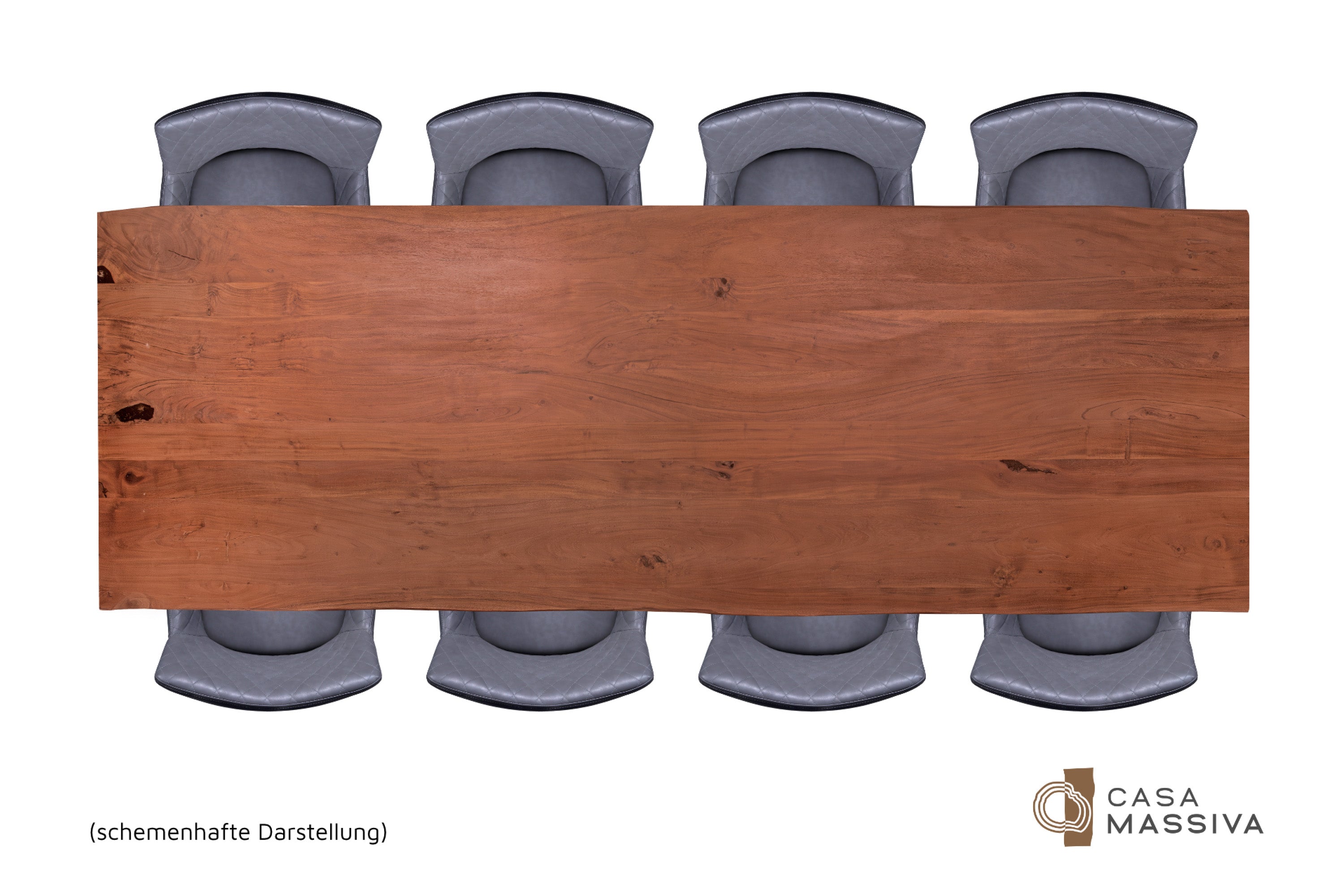 #nussbaumfarben #280x100 #u-gestellsilber