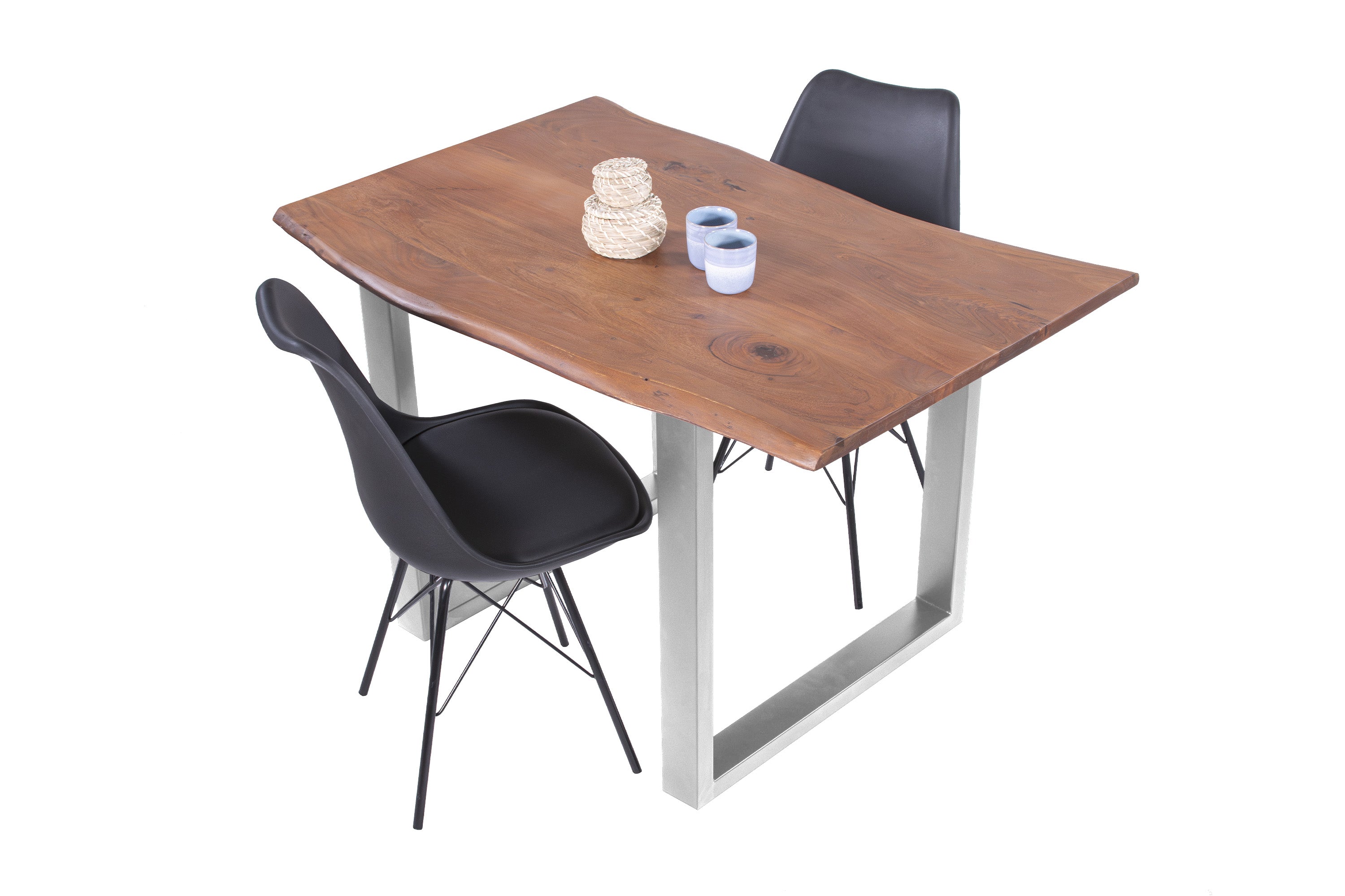 #nussbaumfarben #120x80 #u-gestellsilber