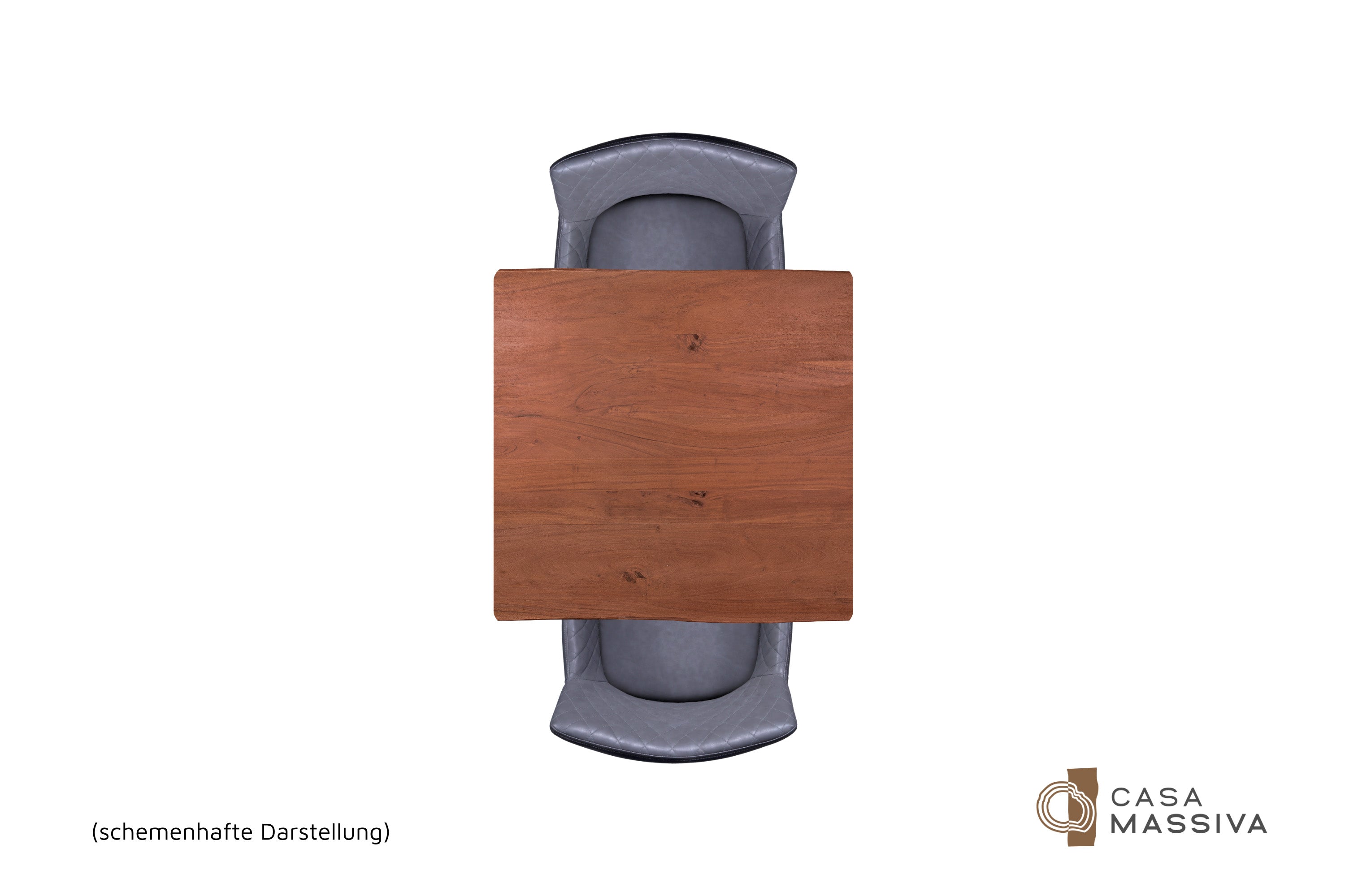 #nussbaumfarben #80x80 #u-gestellschwarz