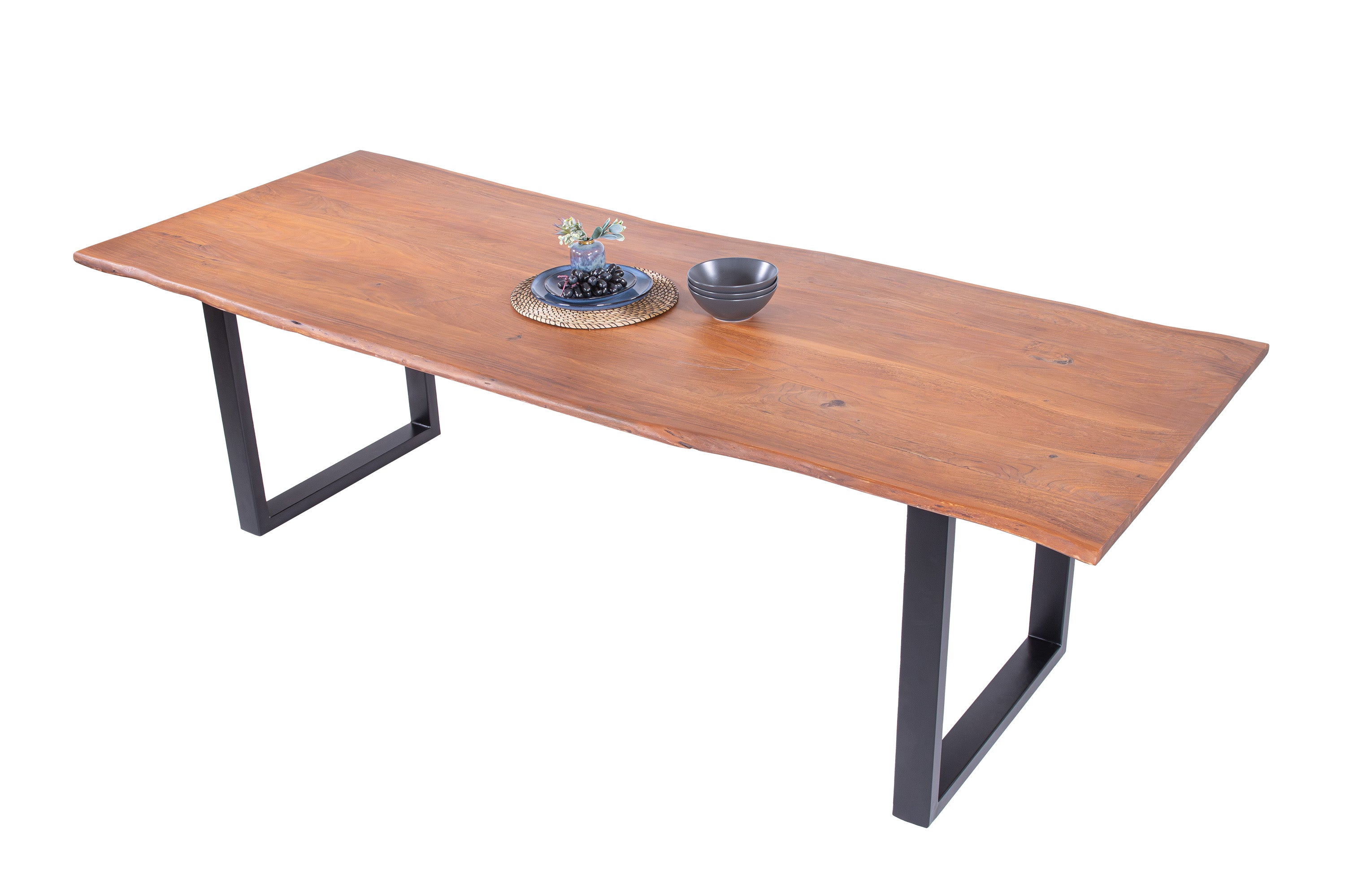 #nussbaumfarben #280x100 #u-gestellschwarz